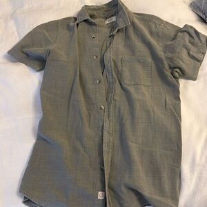 Marine layer button up short sleeve 100% cotton men’s shirt